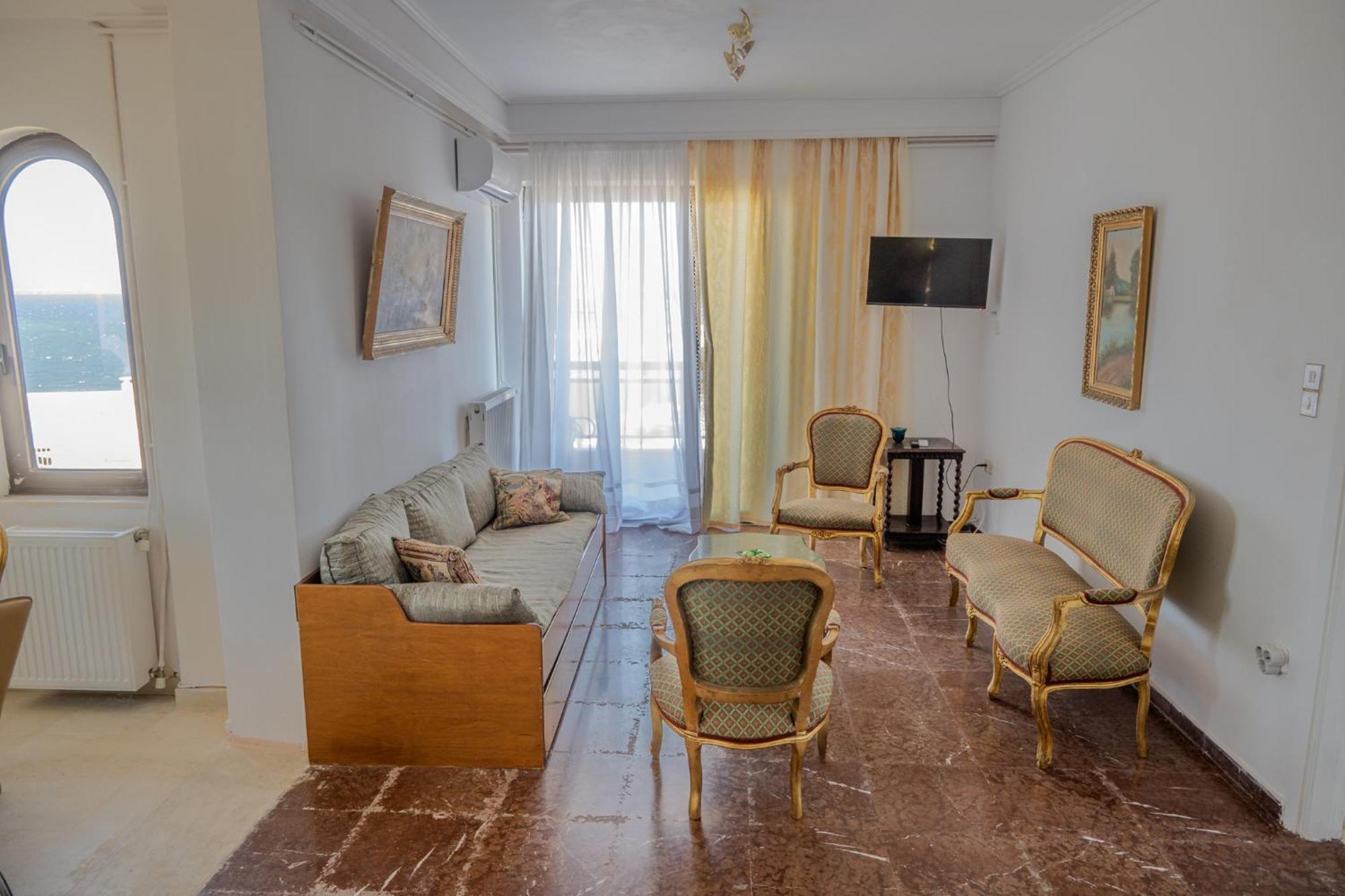 Unbeatable View, Family Apartment Rafína Exterior foto